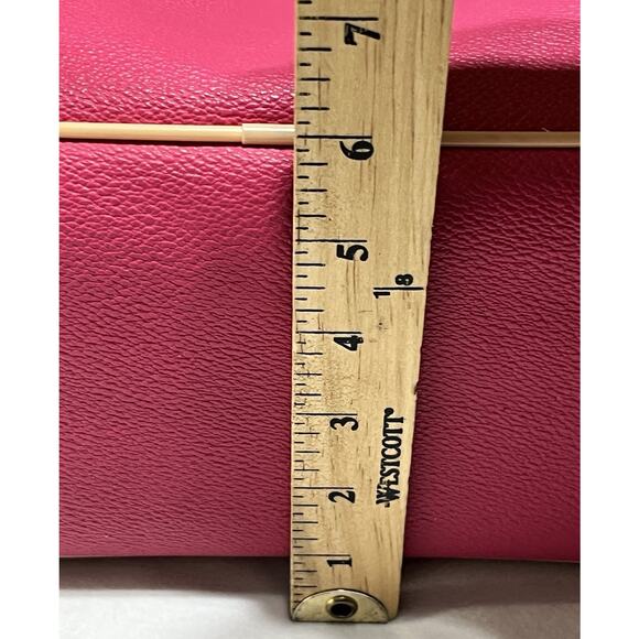 Dooney & Bourke Helena Shopper Shoulder Tote Bag Pink Pebbled Coated Leather - Picture 13 of 16